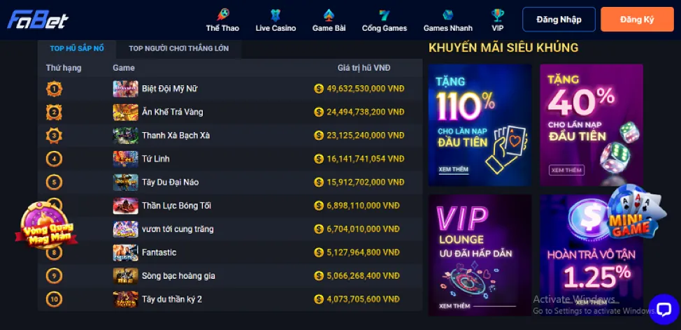 Bàn chơi Sic Bo và Dragon Tiger trực tuyến BJ388
